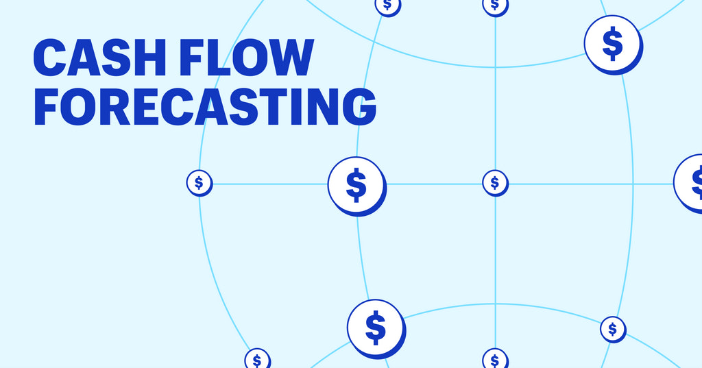 Graphic reading "cash flow
forecasting"