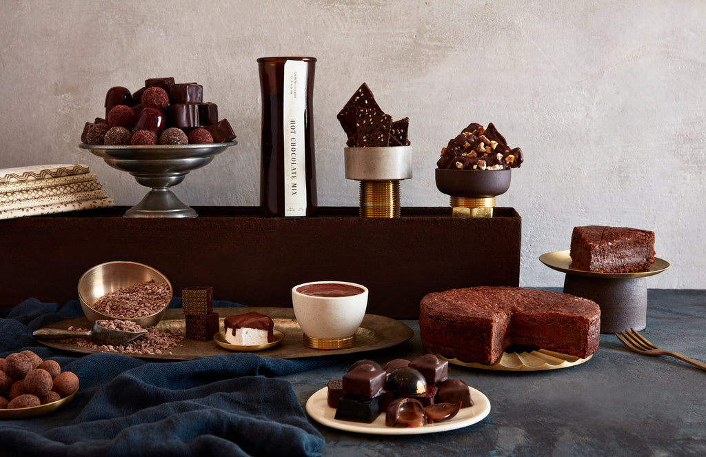 Dandelion Chocolate confections and
cake