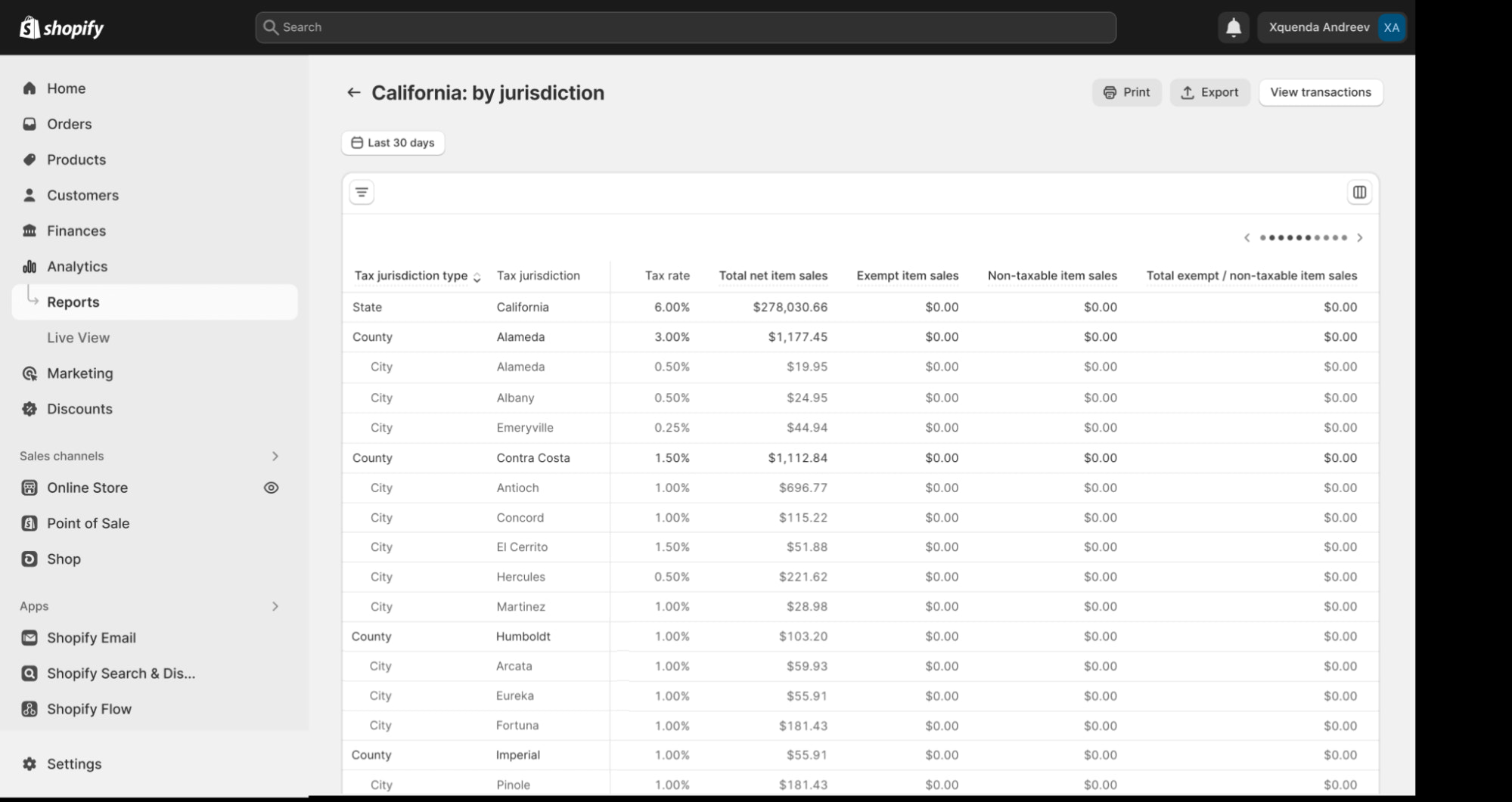 easy access to data in shopify
tax