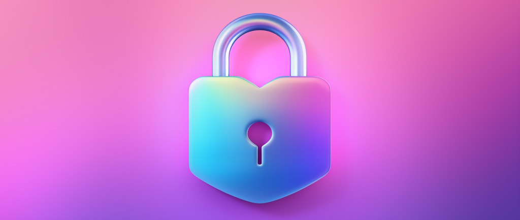 a heart lock icon: ecommerce data
management