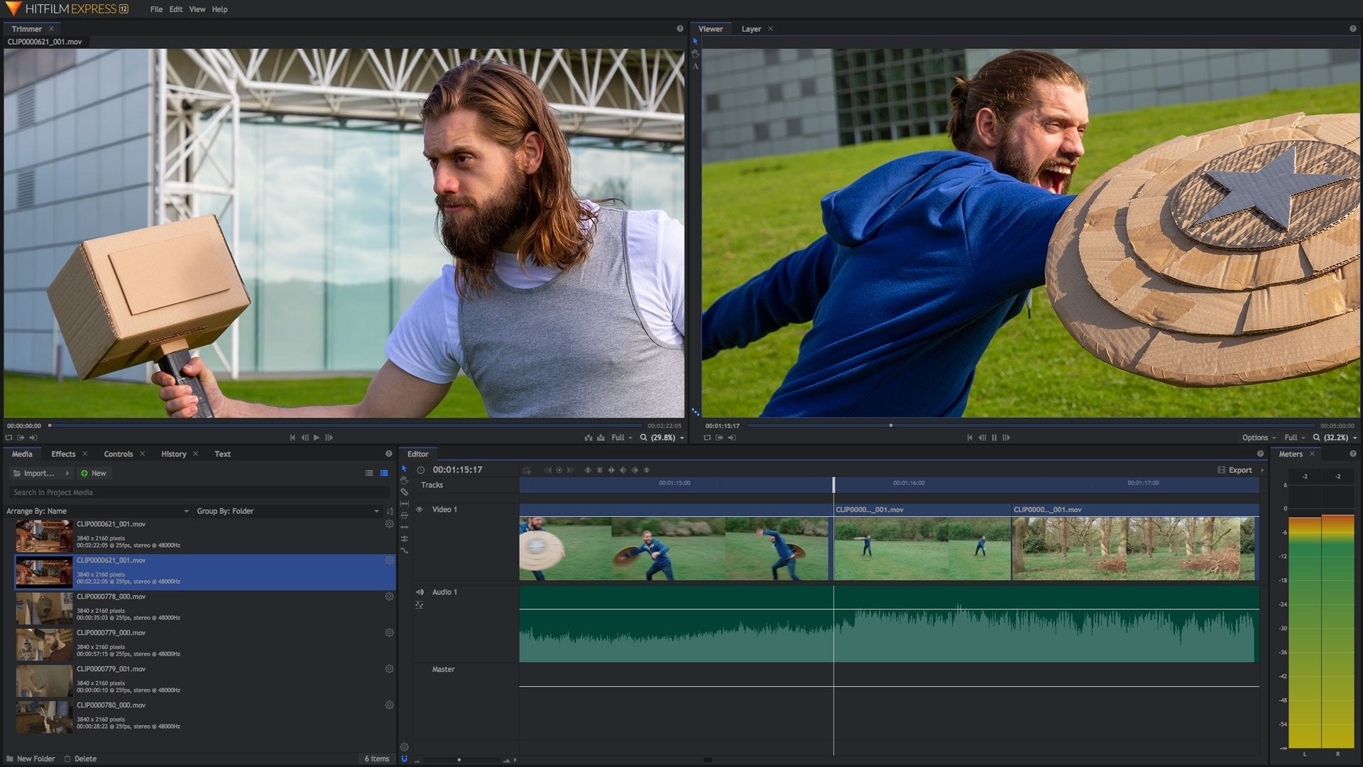 HitFilm express video editing
software