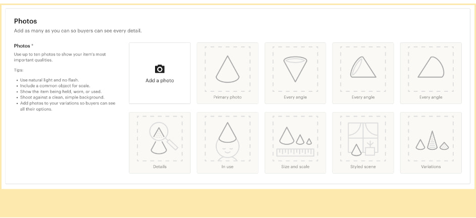 How to upload product photos to your listings on Etsy.
