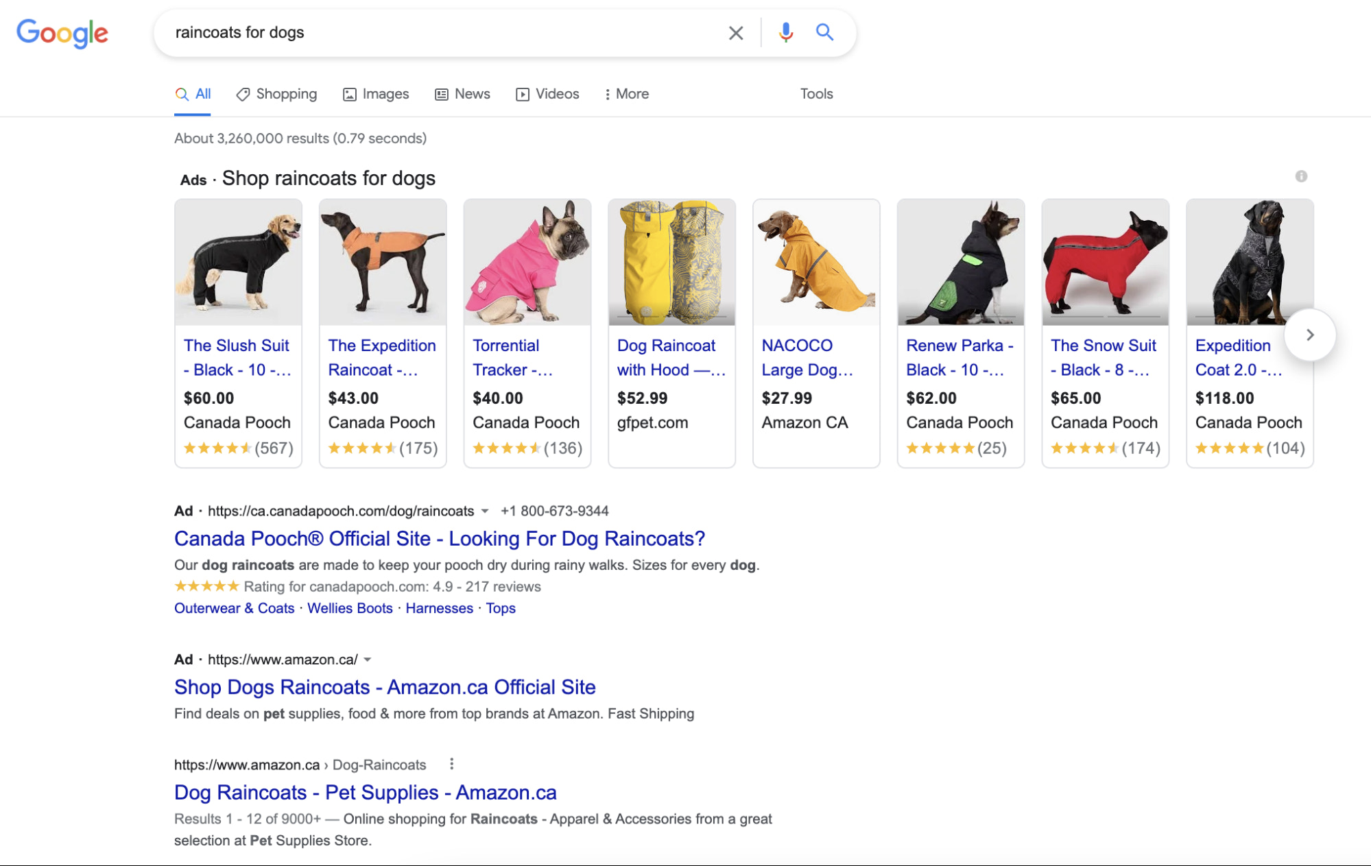 raincoats for dogs
