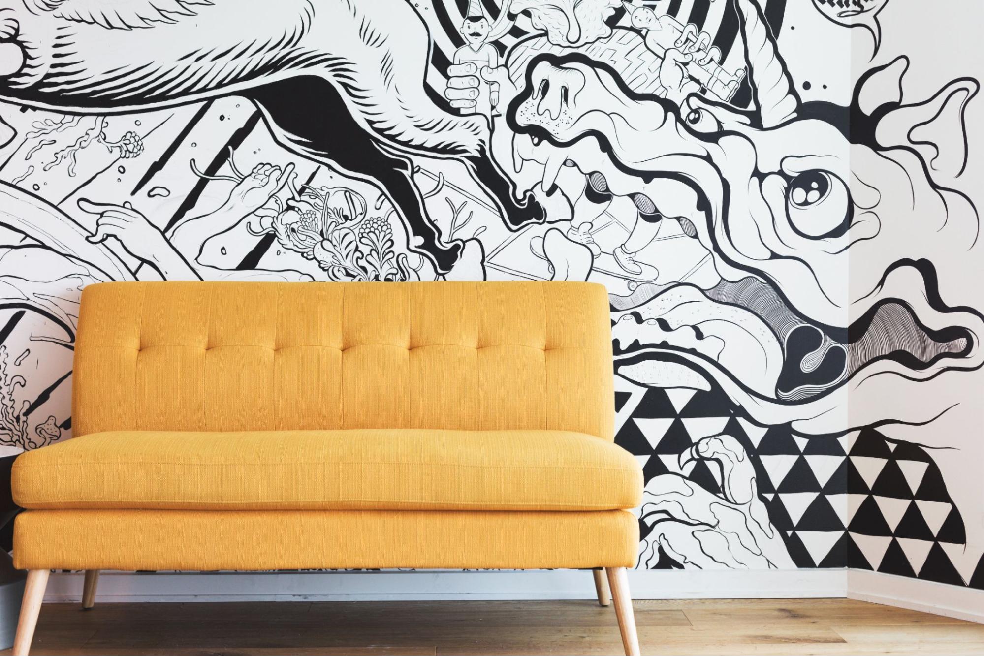 slipcover on couch, a trendy
product