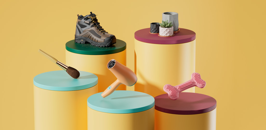 3D models of the top-selling trending products of 2021, covered in detailed
throughout the
article