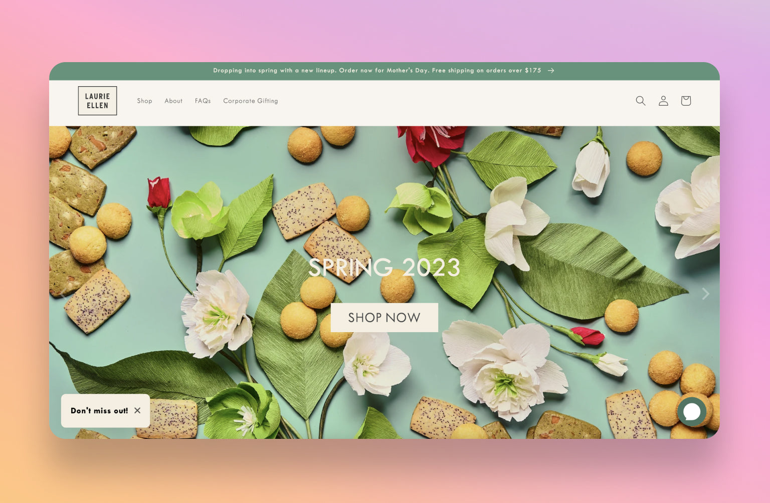Laurie Ellen 在 Shopify 上的网站