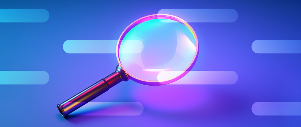 a magnifying glass: keyword
cannibalization